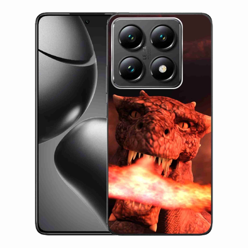 Gelový kryt mmCase na Xiaomi 14T Pro - drak