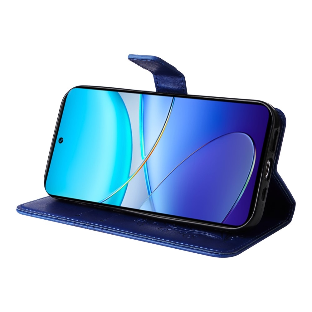Big Butterfly knížkové pouzdro na Vivo V40 SE 4G/5G - modré