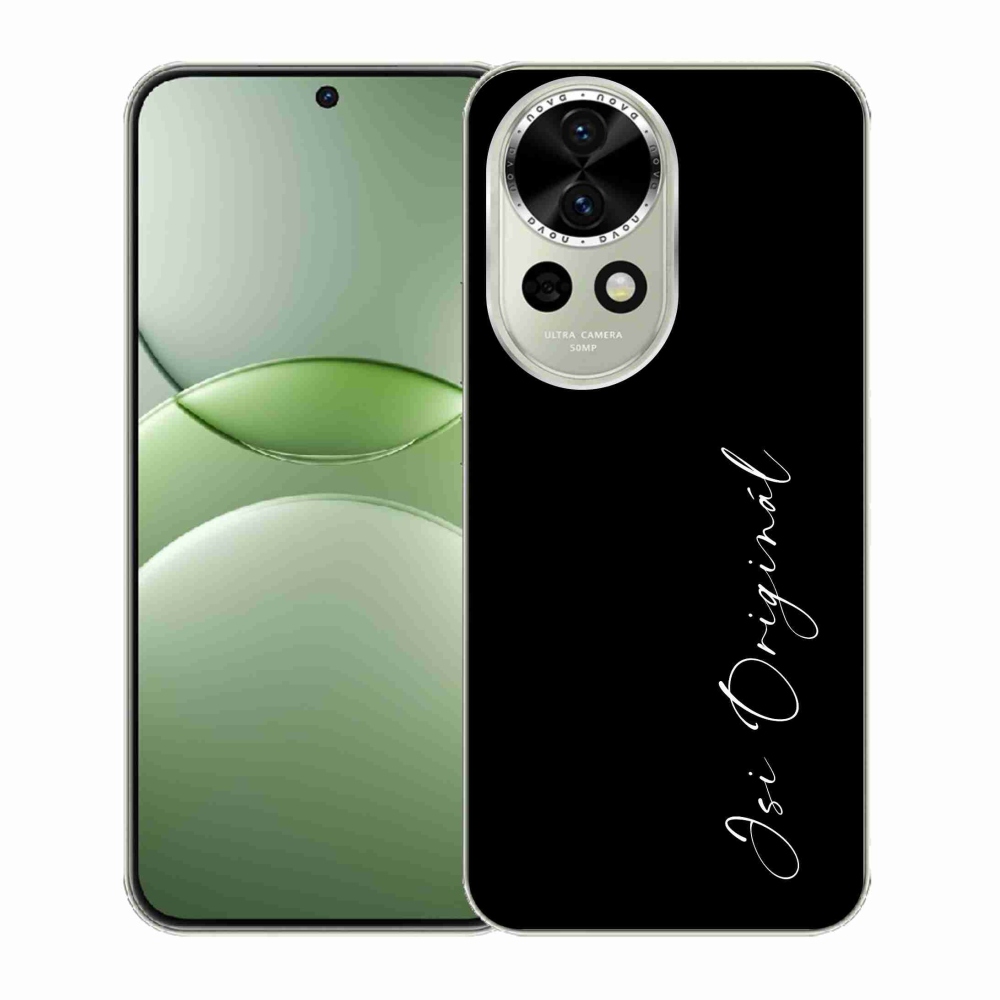 Gelový kryt mmCase na Huawei Nova 13 5G - jsi originál černé pozadí