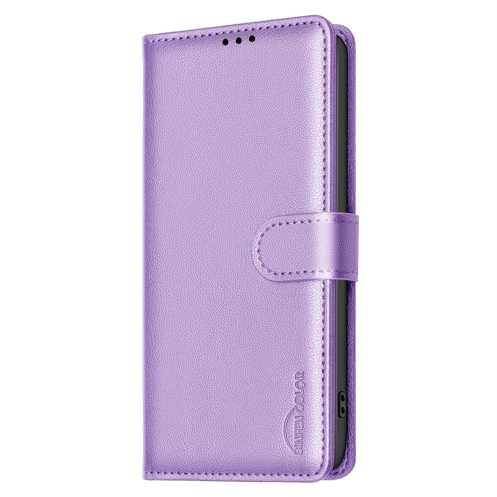BINFEN knížkové pouzdro na Samsung Galaxy A56 5G - fialové