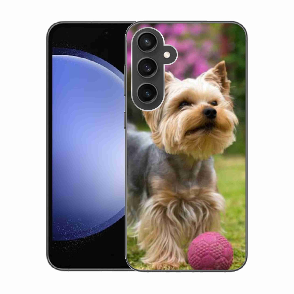 Gelový obal mmCase na Samsung Galaxy S23 FE - jorkšír 4