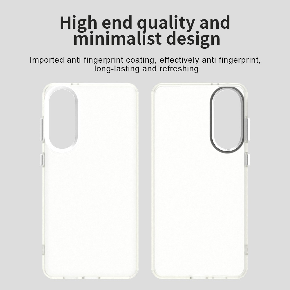 Candys matný gelový obal na Samsung Galaxy S25 Edge - bílý