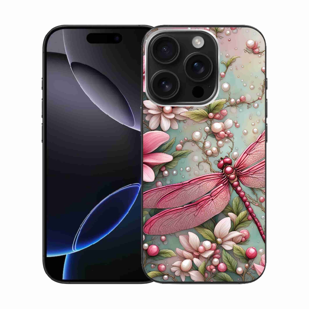 Gelový kryt mmCase na iPhone 16 Pro - vážka