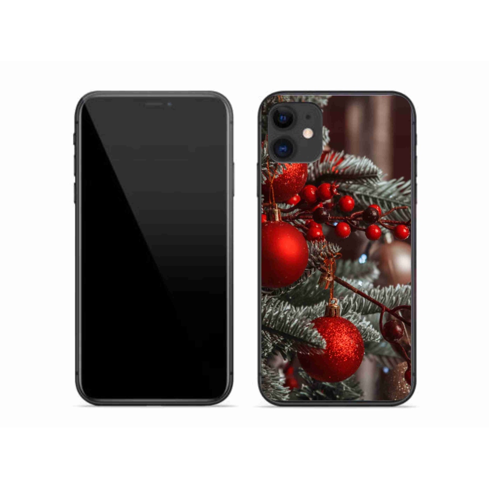 Gelový kryt mmCase na iPhone 11 - vánoční ozdoby 2