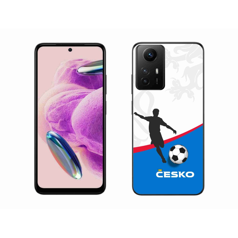 Gelový kryt mmCase na Xiaomi Redmi Note 12S - fotbal Česko 1