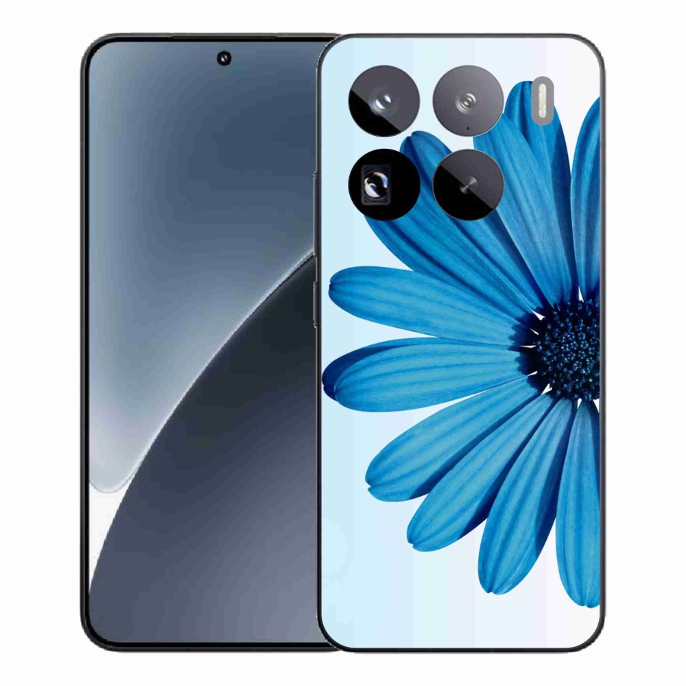 Gelový kryt mmCase na Xiaomi 15 Pro - modrá kopretina