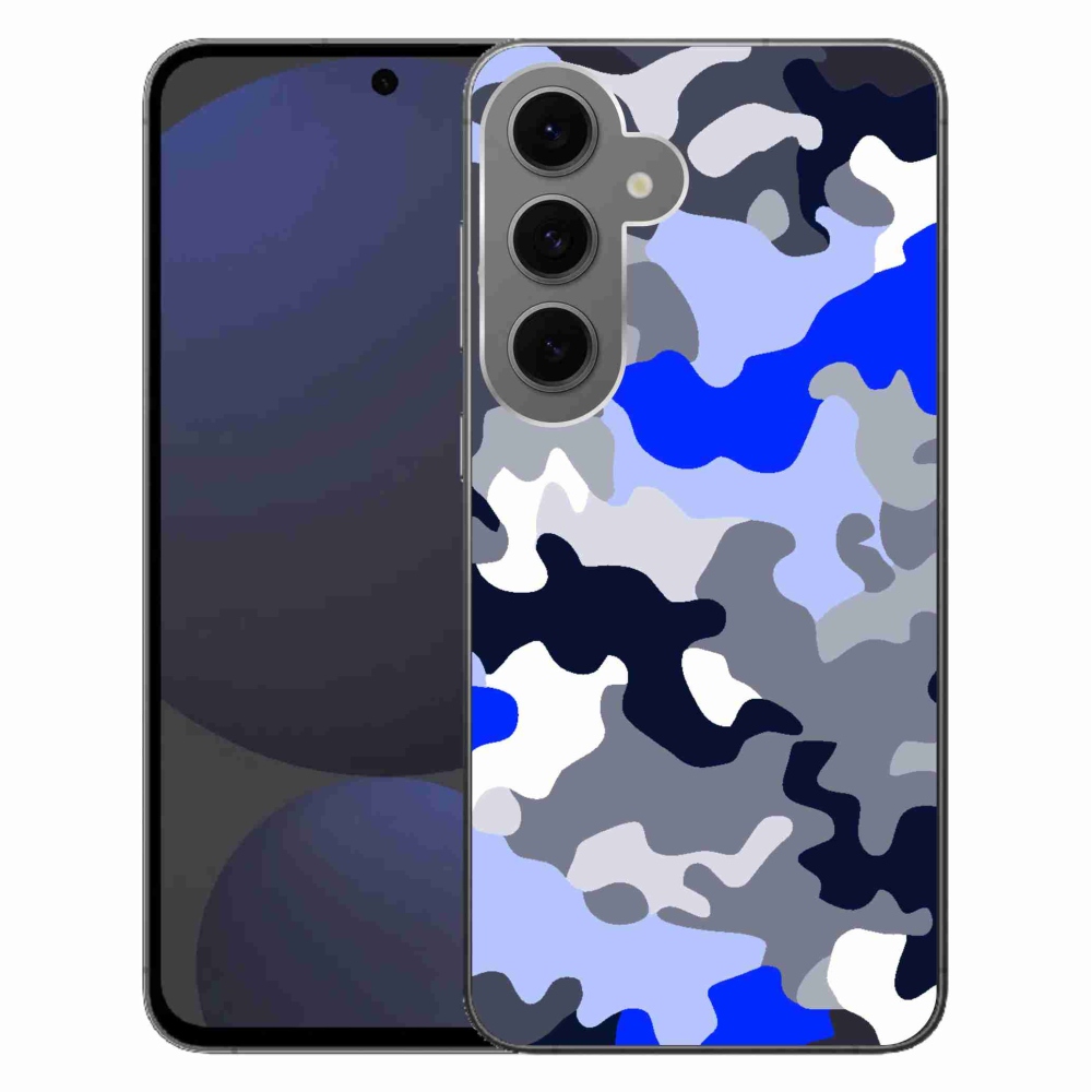 Gelový kryt mmCase na Samsung Galaxy S24 FE - maskáčový vzor 8