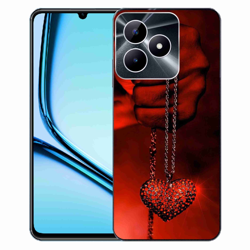 Gelový kryt mmCase na Realme Note 50 - náhrdelník
