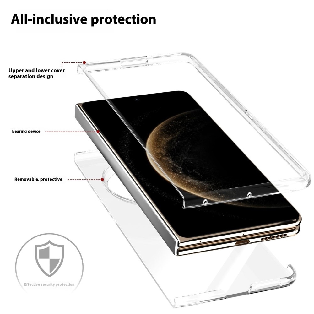 Průhledný plastový kryt na Huawei Mate X6