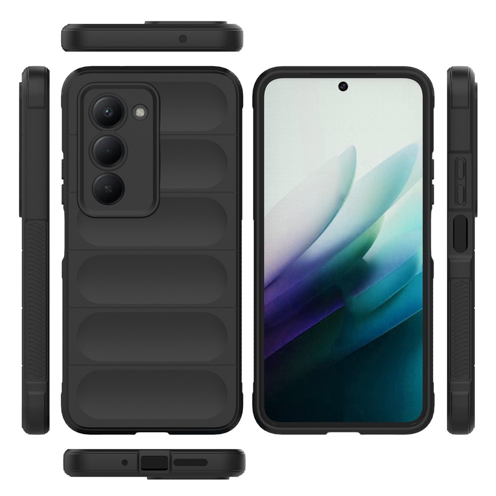 Rugg odolný gelový obal na Xiaomi Redmi 15 4G (171mm) - černý