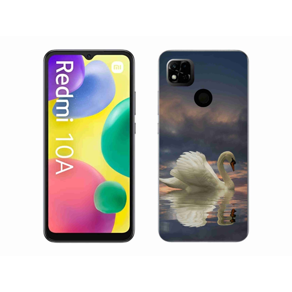 Gelový kryt mmCase na Xiaomi Redmi 10A - labuť