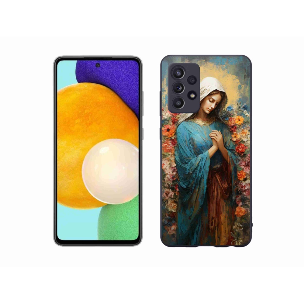 Gelový kryt mmCase na Samsung Galaxy A52/A52 5G - svatá žena