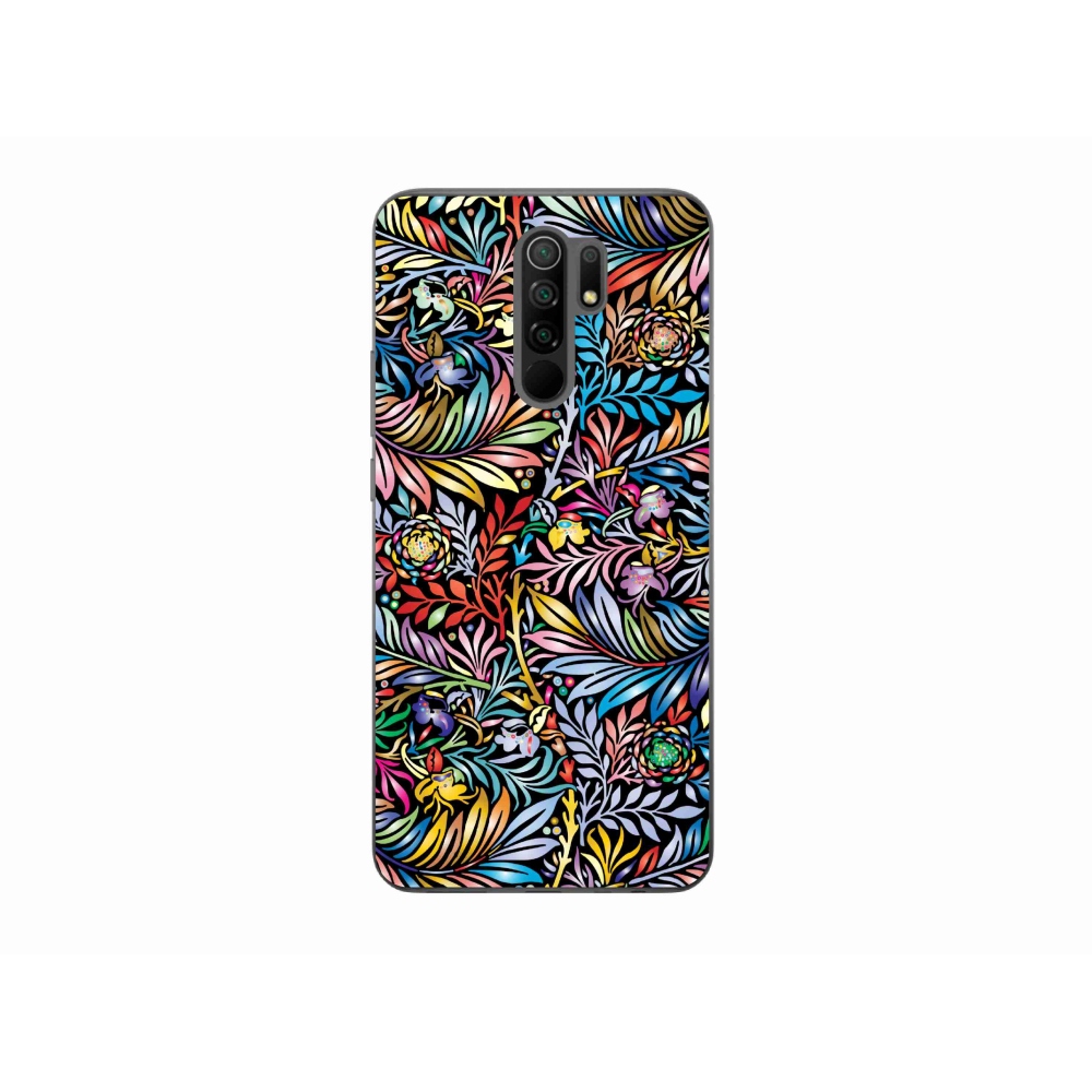 Gelový kryt mmCase na mobil Xiaomi Redmi 9 - květiny 5