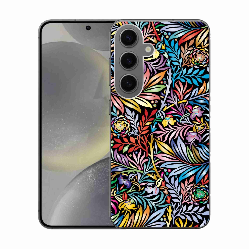 Gelový kryt mmCase na Samsung Galaxy S24 - květiny 5