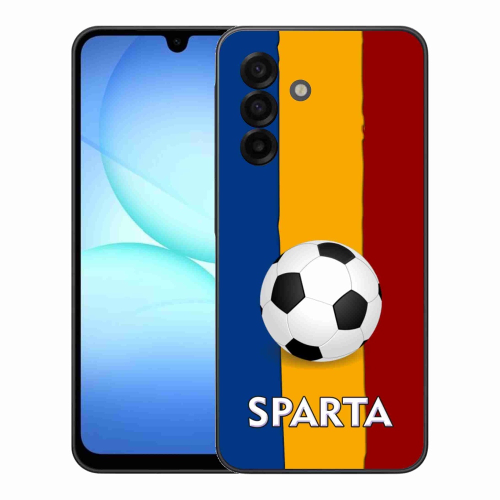 Gelový kryt mmCase na Samsung Galaxy A17 4G/5G - fotbal 1