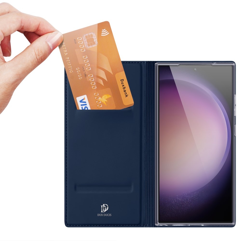 DUX knížkové pouzdro na Samsung Galaxy S24 Ultra - tmavěmodré