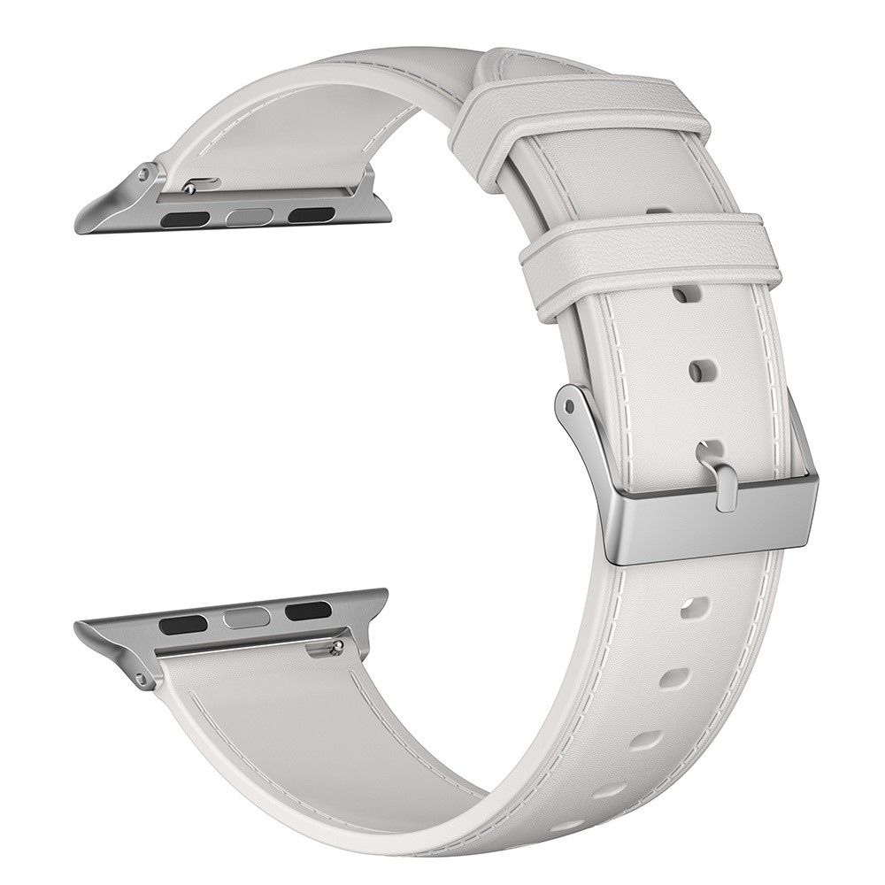 Stitch gelový řemínek na Apple Watch Ultra/Ultra 2 49mm/SE/SE 2022/2023 44mm/9/8/7 45mm/6/5/4 44mm/3/2/1 42 mm - béžový