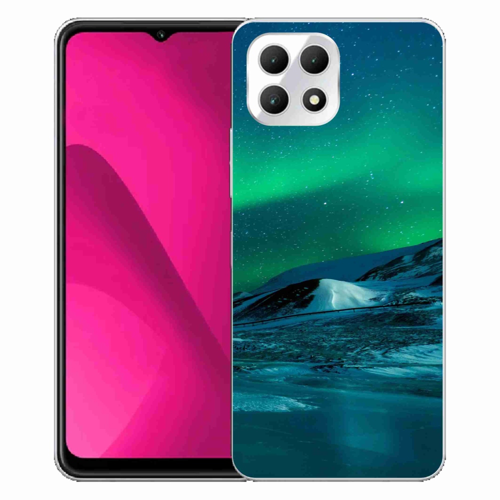 Gelový kryt mmCase na T-Mobile T Phone 2 - polární záře