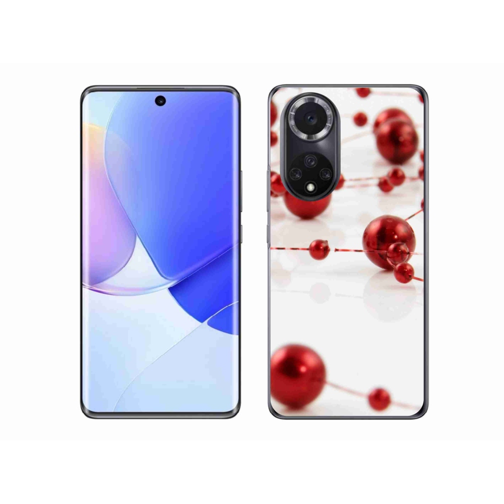 Gelový kryt mmCase na Huawei Nova 9 - vánoční řetěz