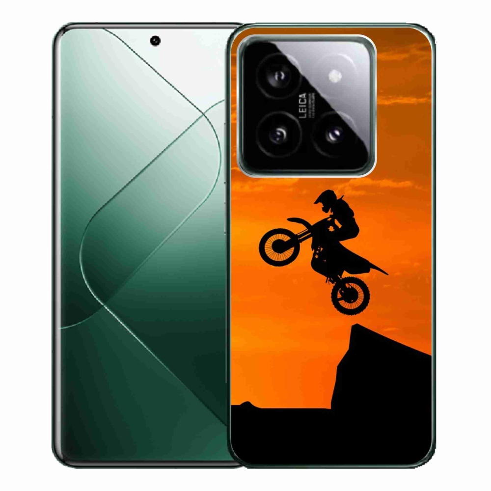 Gelový kryt mmCase na Xiaomi 14 Pro - motocross