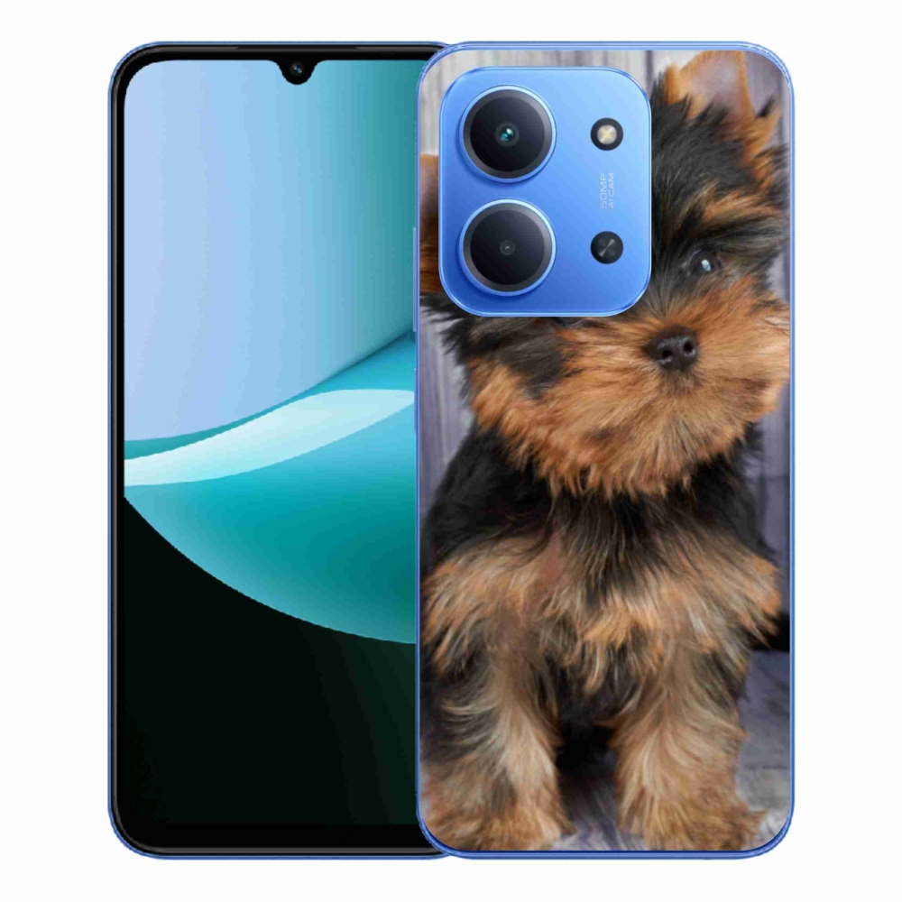 Gelový kryt mmCase na Xiaomi Redmi 15C 4G/5G (173mm) - jorkšír 9