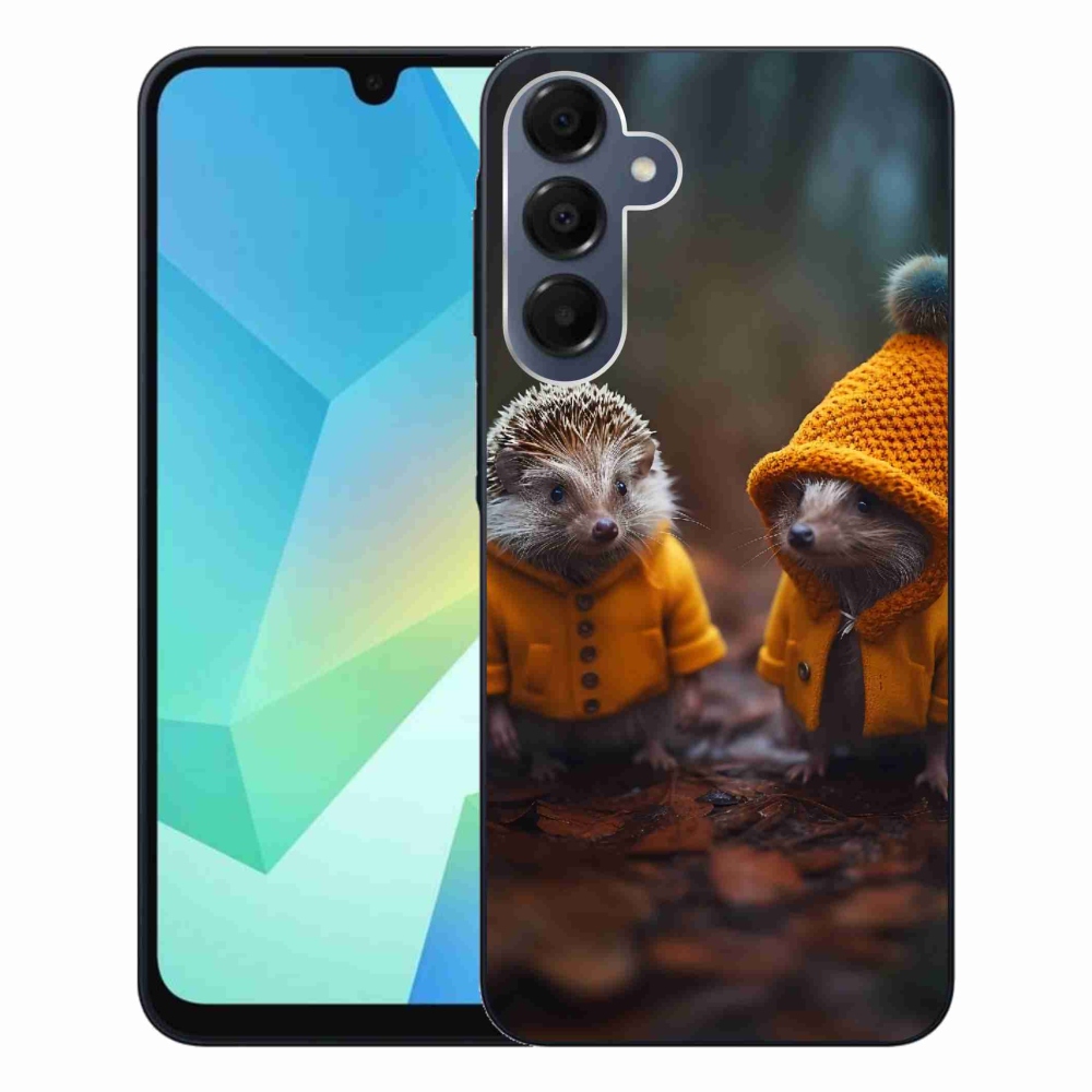 Gelový kryt mmCase na Samsung Galaxy A16 4G/5G - ježci