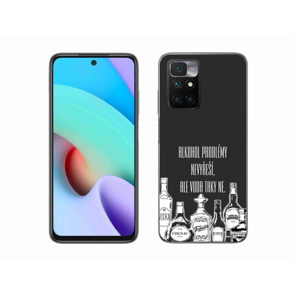 Gelový kryt mmCase na Xiaomi Redmi 10/Redmi 10 (2022) - vtipný text černé pozadí