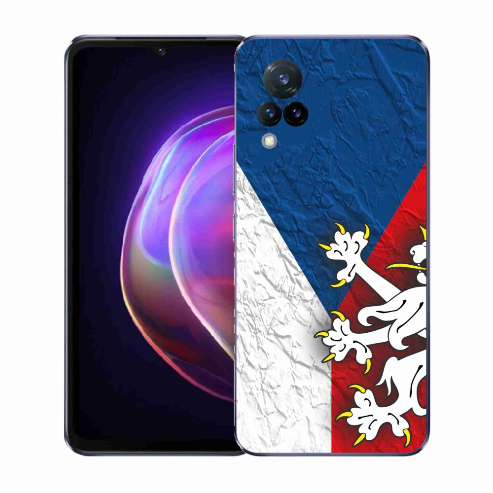 Gelový kryt mmCase na Vivo V21 4G/5G - česká vlajka 1
