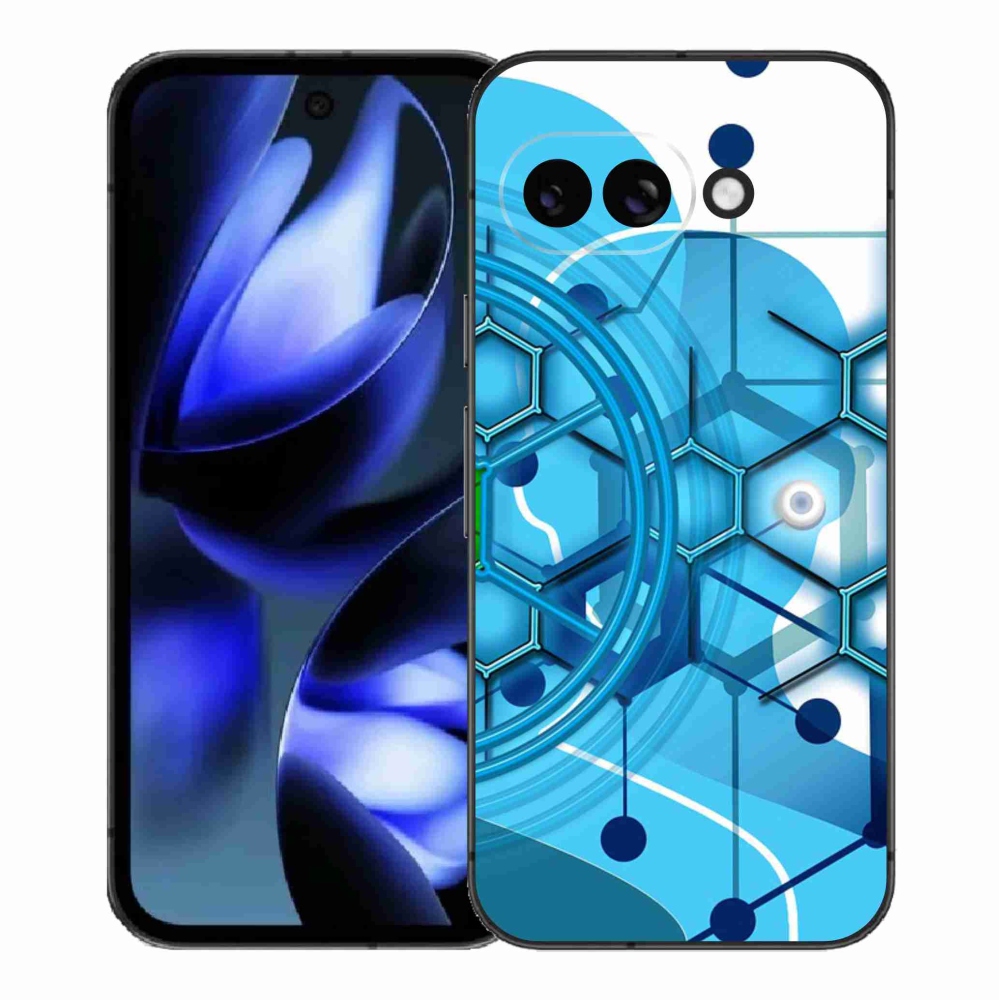 Gelový kryt mmCase na Google Pixel 9a - abstraktní vzor 2