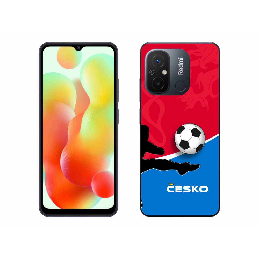 Gelový kryt mmCase na Xiaomi Redmi 12C - fotbal Česko 2
