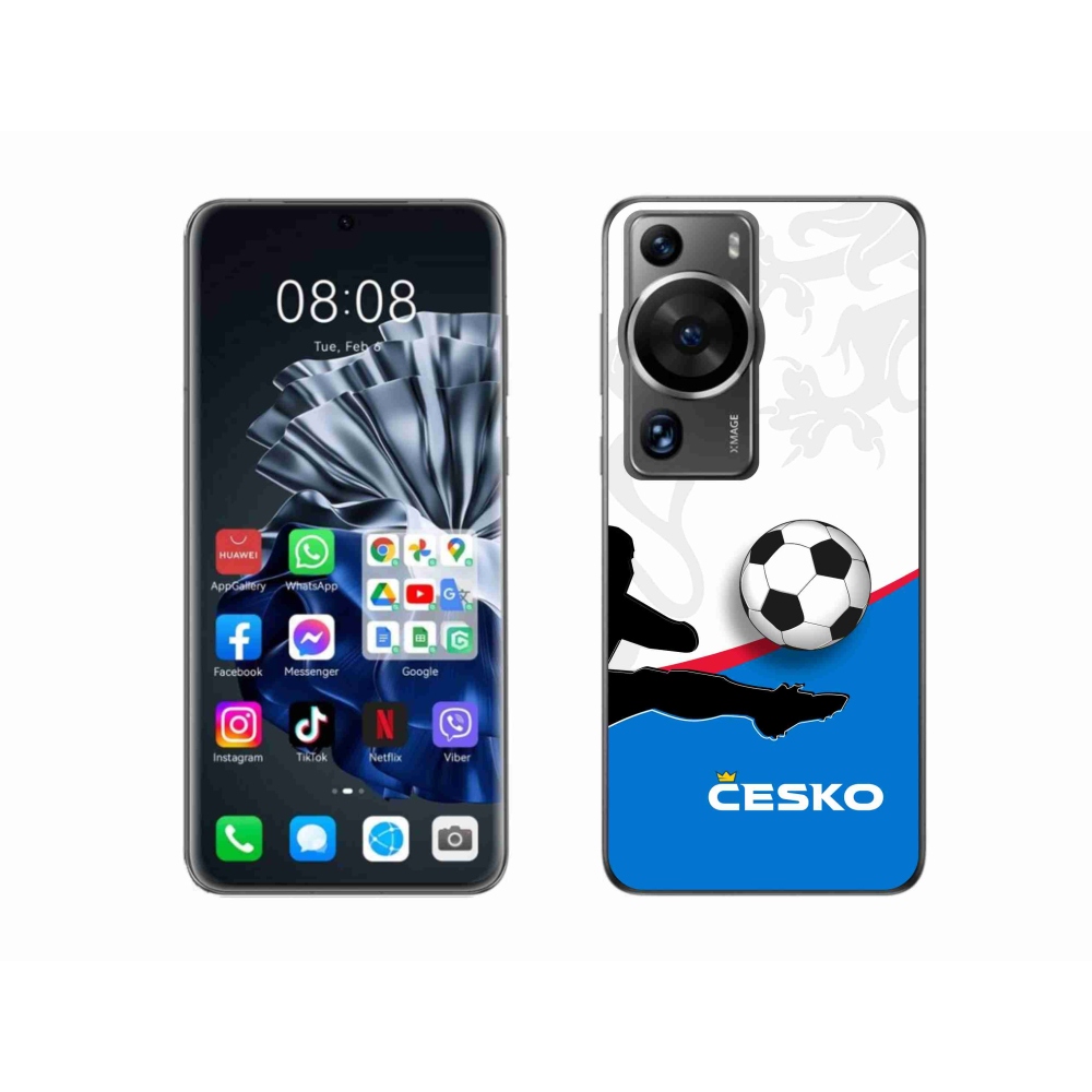 Gelový kryt mmCase na Huawei P60 Pro - fotbal Česko 3
