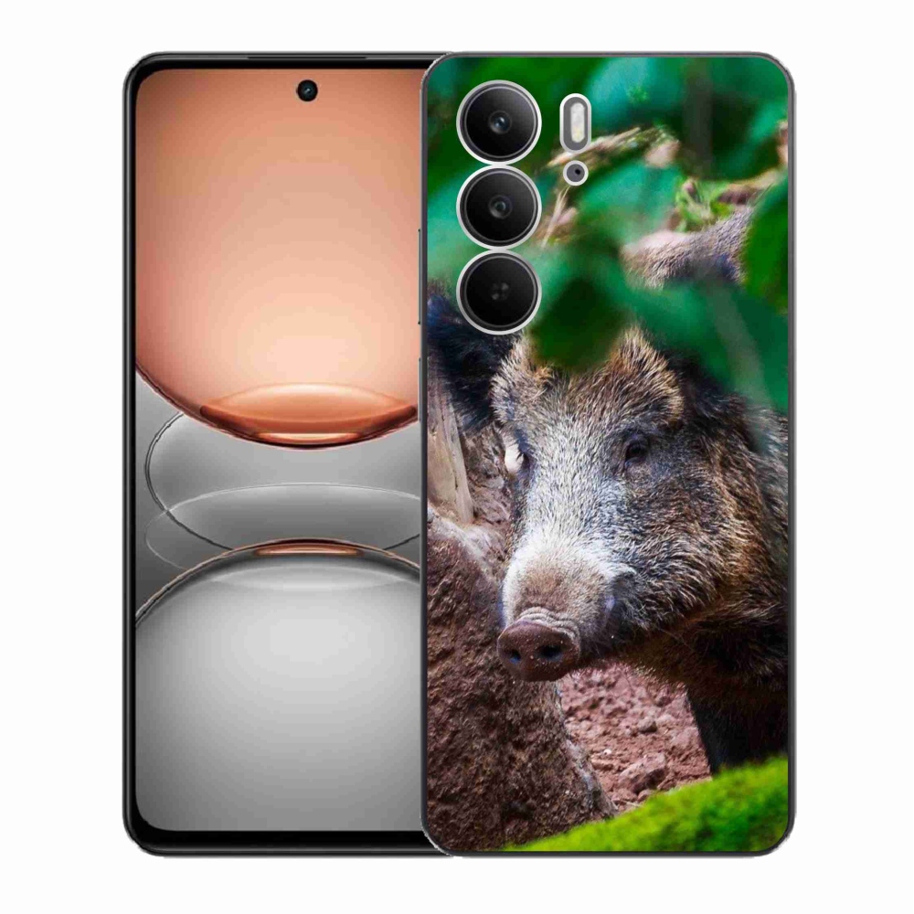 Gelový kryt mmCase na Realme C75 - divoké prase