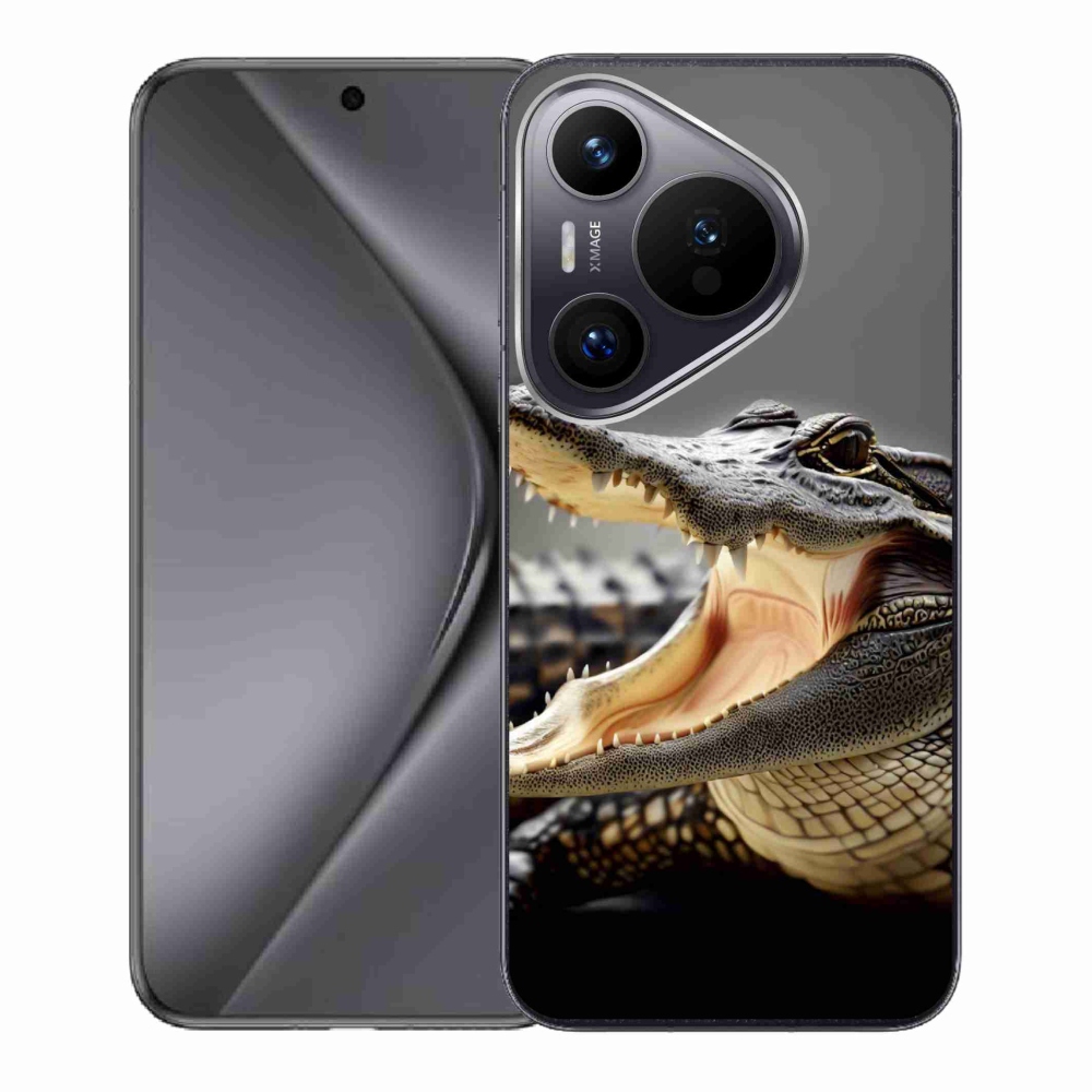 Gelový kryt mmCase na Huawei Pura 70 - krokodýl