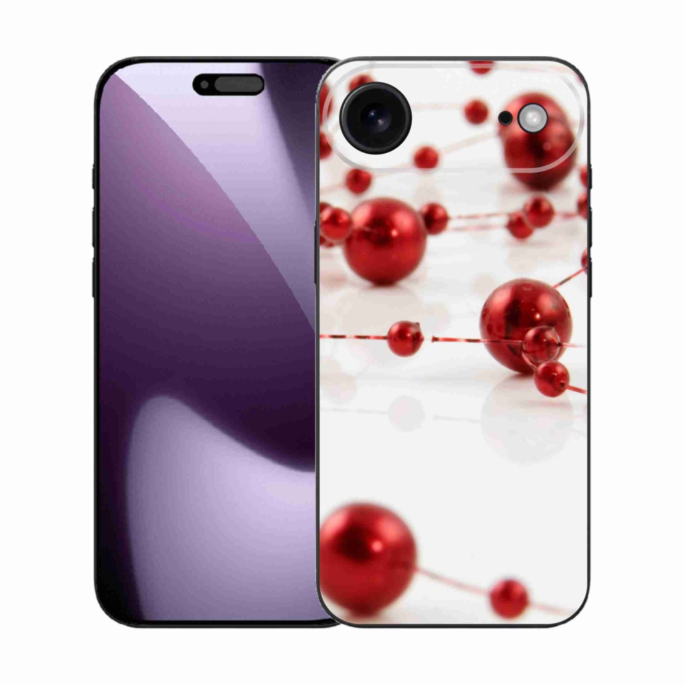 Gelový kryt mmCase na iPhone 17 Air - vánoční řetěz