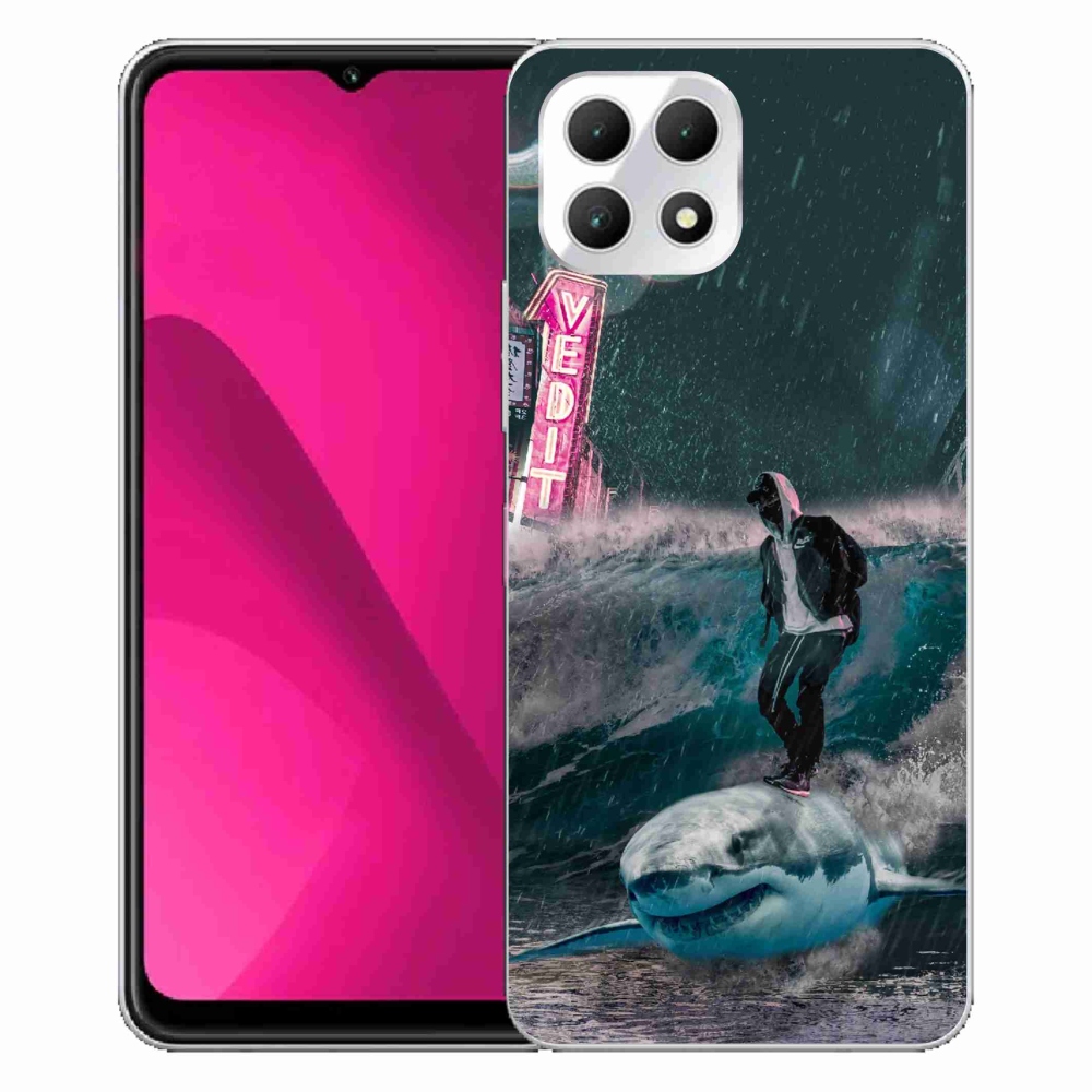 Gelový kryt mmCase na T-Mobile T Phone 2 - žralok