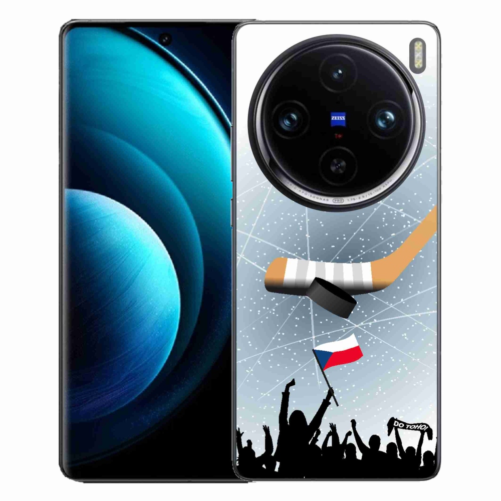 Gelový kryt mmCase na Vivo X100 Pro 5G - fanoušci hokeje
