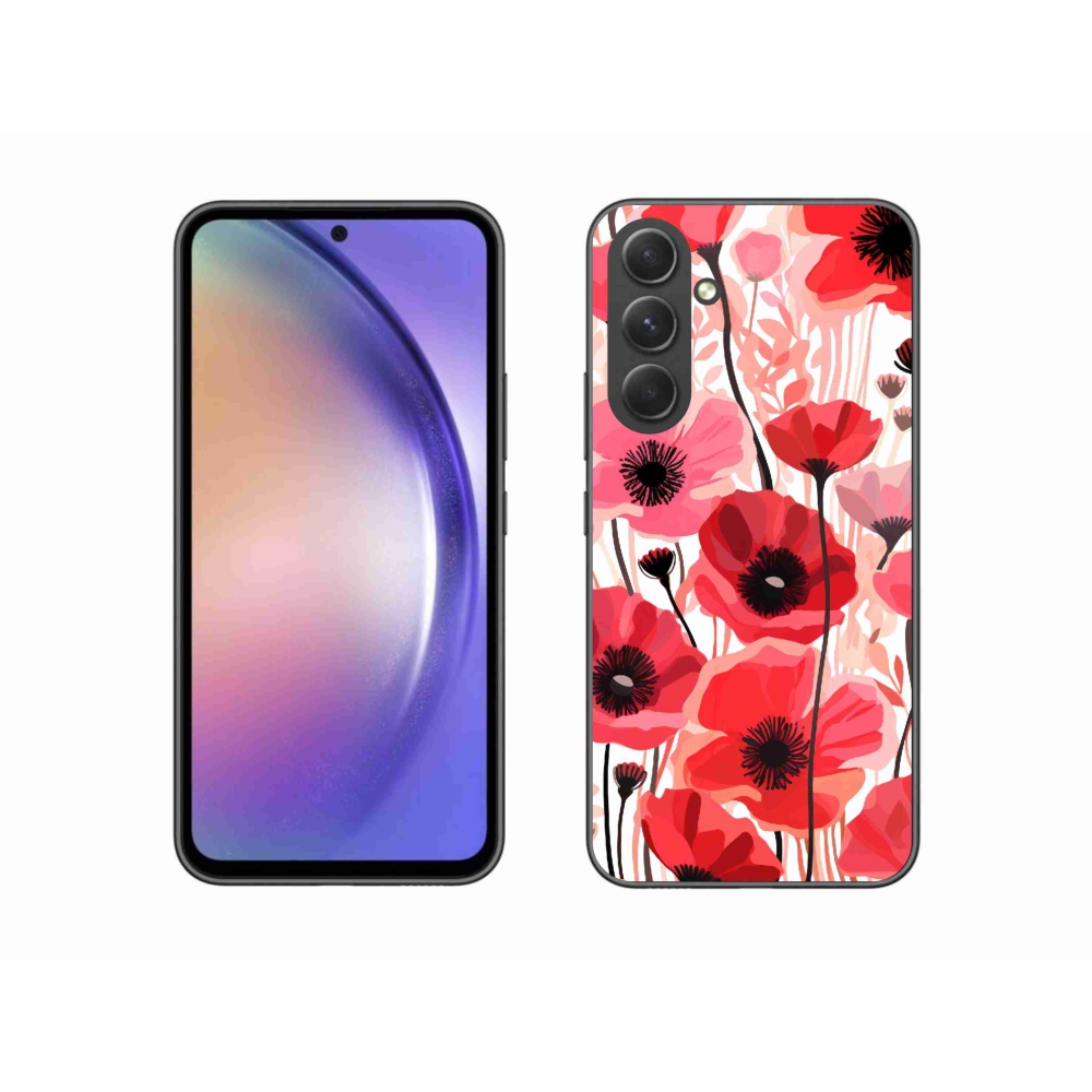 Gelový kryt mmCase na Samsung Galaxy A54 5G - vlčí mák 1