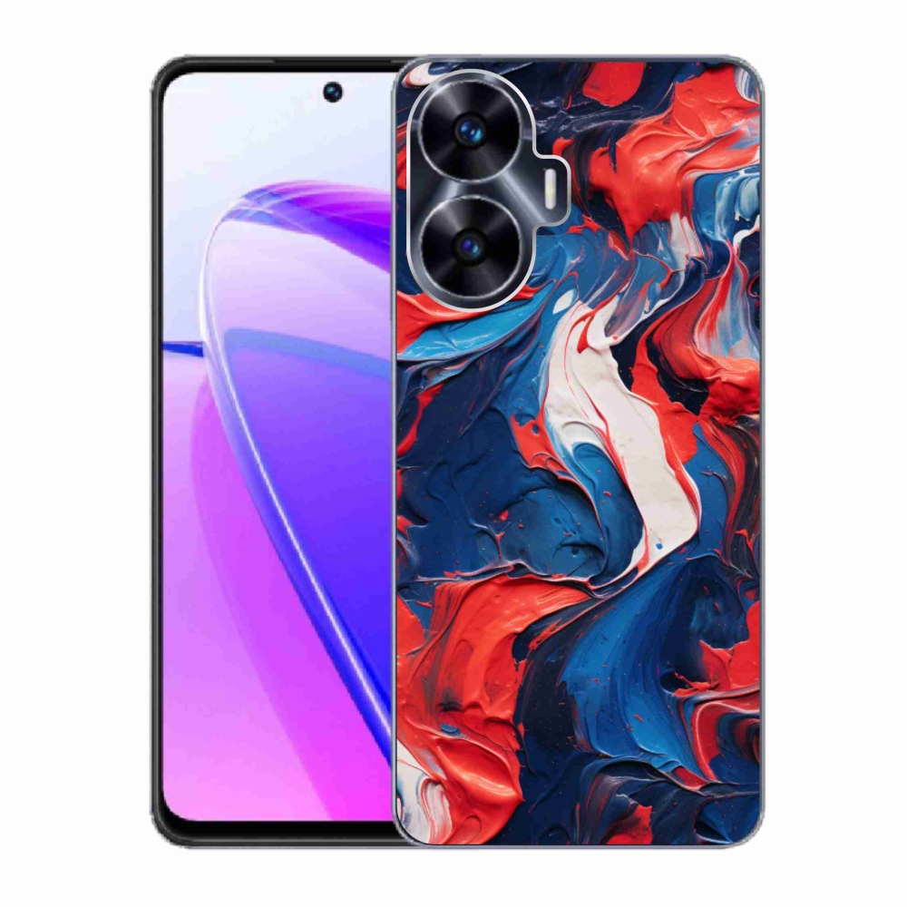 Gelový kryt mmCase na Realme C55 - abstraktní motiv 7