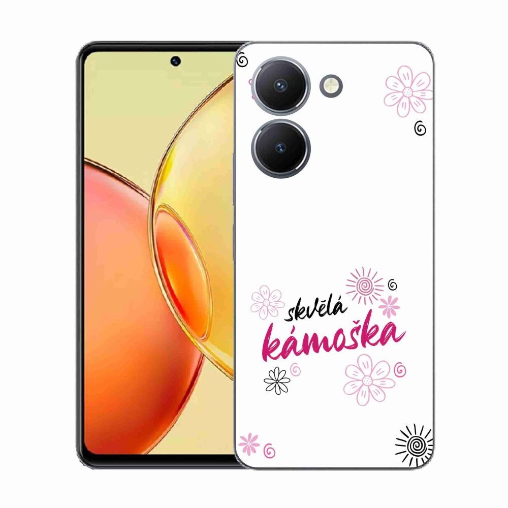 Gelový kryt mmCase na Vivo Y36 - skvělá kámoška bílé pozadí