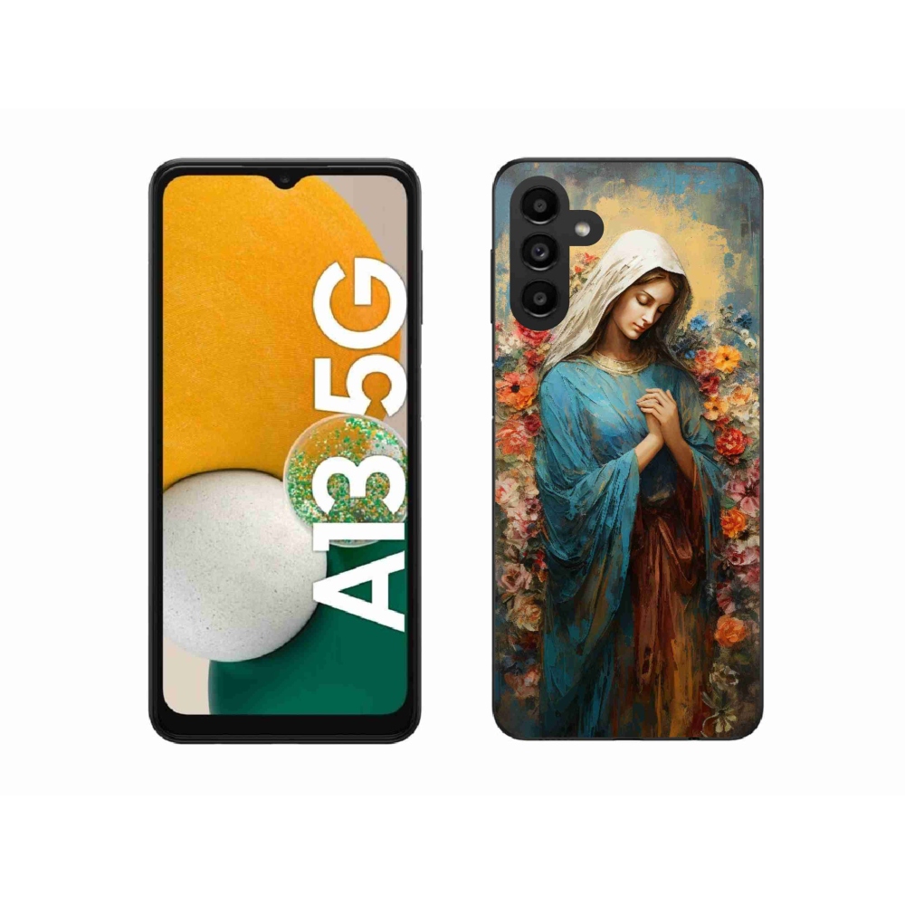 Gelový kryt mmCase na Samsung Galaxy A13 5G - svatá žena