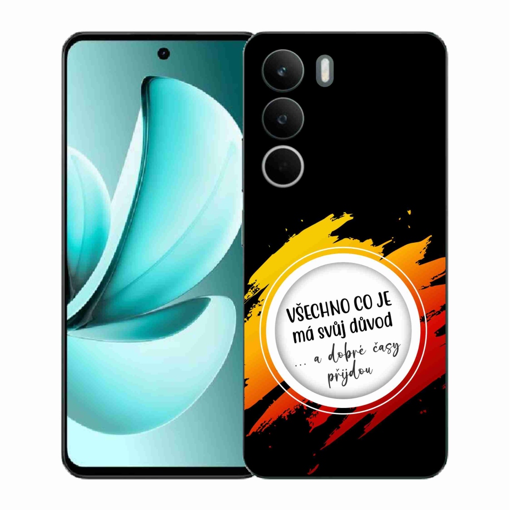 Gelový kryt mmCase na Realme C71 - citát 3 černé pozadí