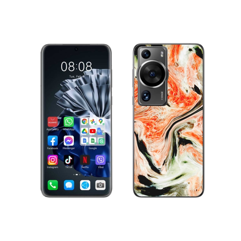 Gelový kryt mmCase na Huawei P60 Pro - abstrakt 25