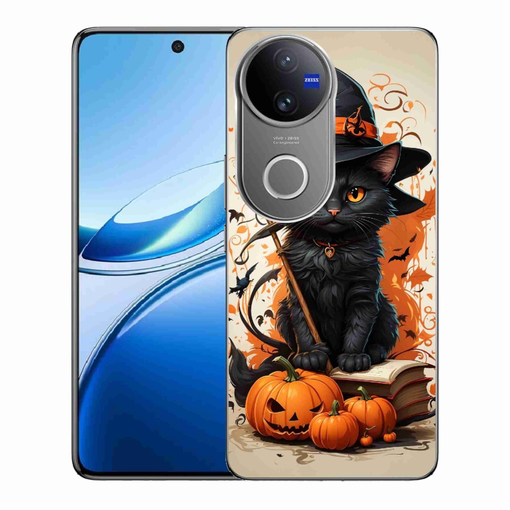 Gelový kryt mmCase na Vivo V50 5G - kocour čaroděj