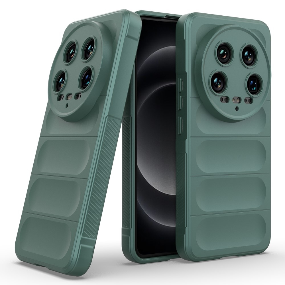 Rugg odolný gelový obal na Xiaomi 14 Ultra - zelený