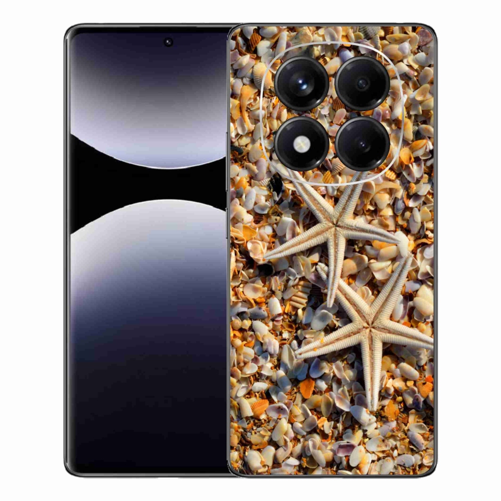 Gelový kryt mmCase na Xiaomi Redmi Note 14 Pro - mořské hvězdice