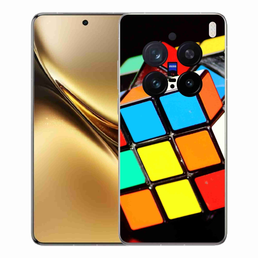 Gelový kryt mmCase na Vivo X200 Pro 5G - rubikova kostka