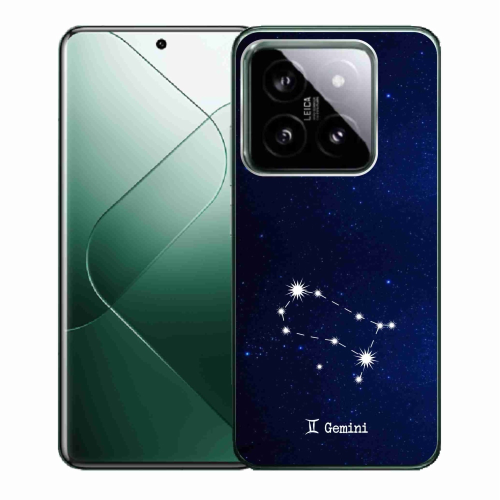 Gelový kryt mmCase na Xiaomi 14 - souhvězdí Blíženců