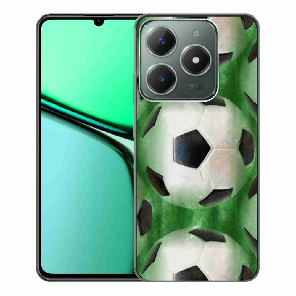 Gelový kryt mmCase na Realme C61 - fotbalový míč