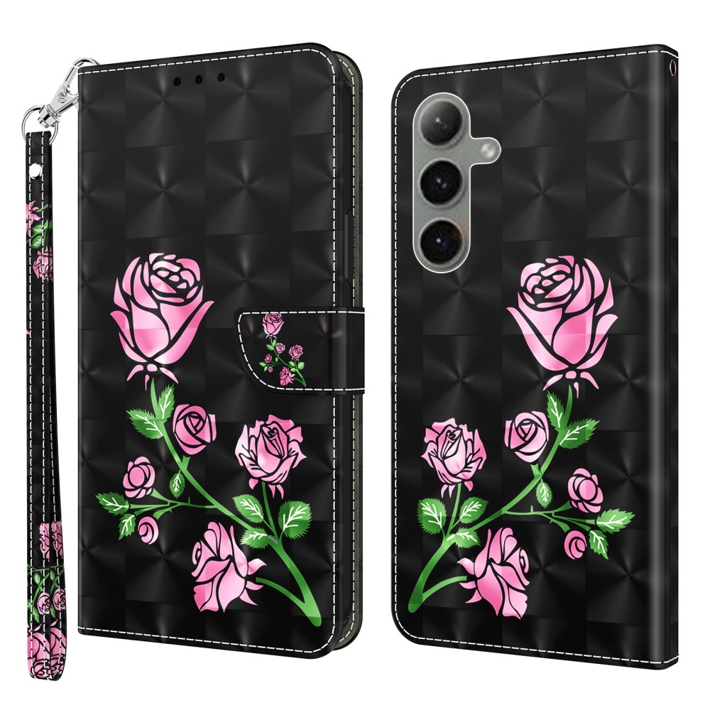 Spot knížkové pouzdro na Samsung Galaxy S24 FE - růže