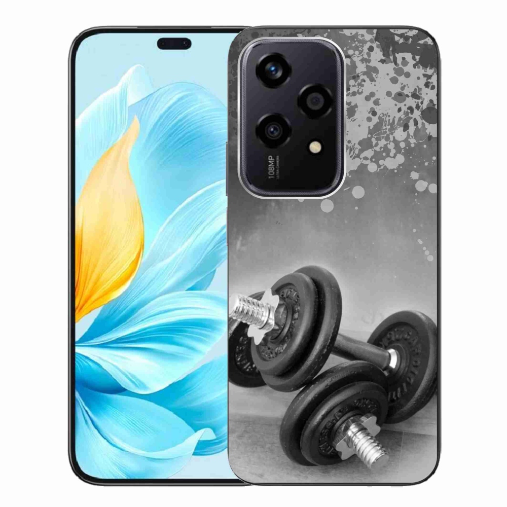 Gelový kryt mmCase na Honor 200 Lite 5G - činky 1
